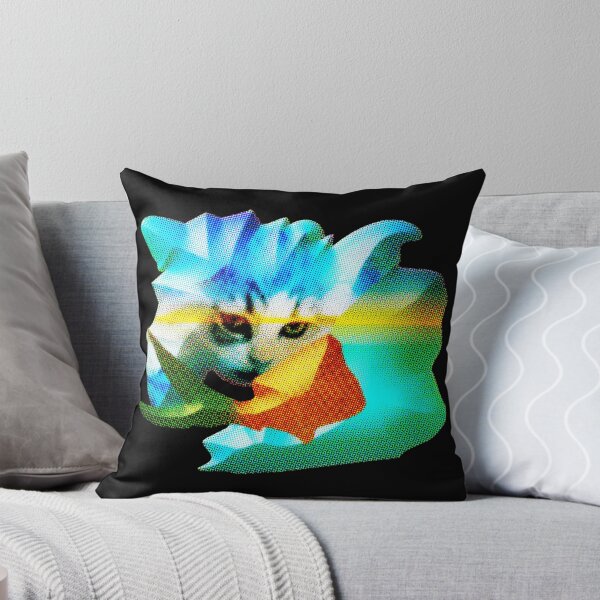 Item preview, FUNNY AND HUNGRY MEOW CAT FISH EATING FISH. designed and sold by Ralek.