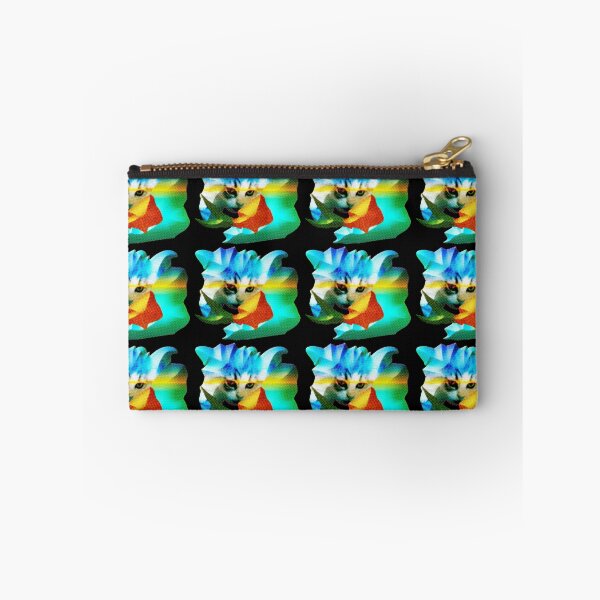 Item preview, FUNNY AND HUNGRY MEOW CAT FISH EATING FISH. designed and sold by Ralek.