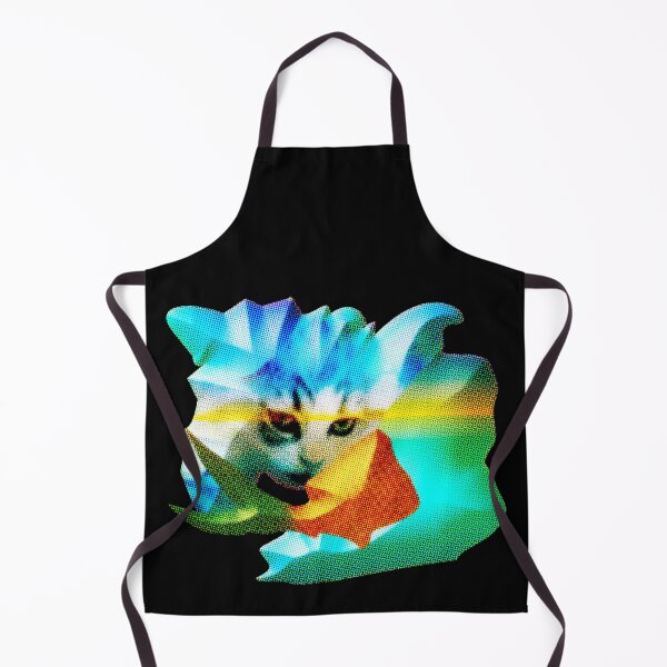 Item preview, FUNNY AND HUNGRY MEOW CAT FISH EATING FISH. designed and sold by Ralek.