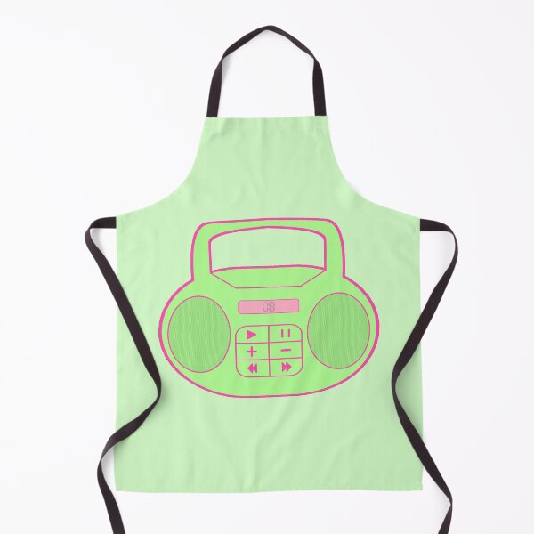 Item preview, Early 2000s Aesthetic Y2K Green and Pink Boom Box  designed and sold by Creations-By-Em.