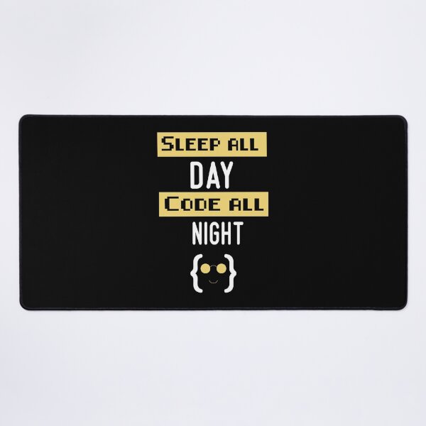 Item preview, funny programming sayings Sleep All Day Code All Night cool programmer design for software developer  designed and sold by shoppingforyou ⭐⭐⭐⭐⭐.