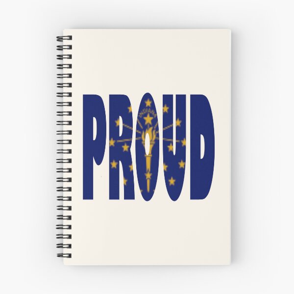 Item preview, Indiana Flag in the Words Proud - Indianapolis Indiana designed and sold by Quotes-I-Wear.
