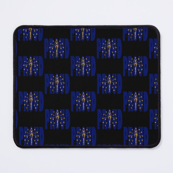 Item preview, Indiana Flag in the Words Proud - Indianapolis Indiana designed and sold by Quotes-I-Wear.