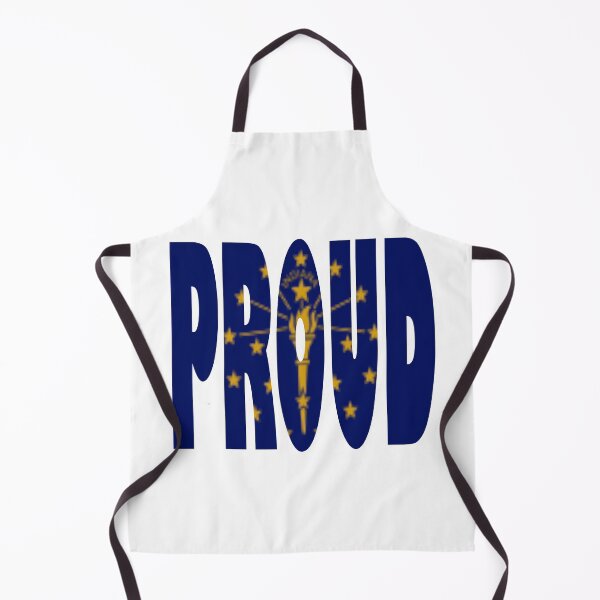 Item preview, Indiana Flag in the Words Proud - Indianapolis Indiana designed and sold by Quotes-I-Wear.