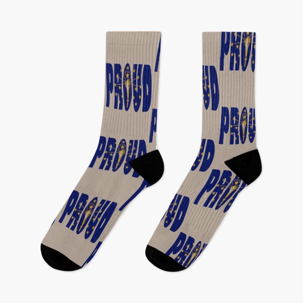 Item preview, Indiana Flag in the Words Proud - Indianapolis Indiana designed and sold by Quotes-I-Wear.