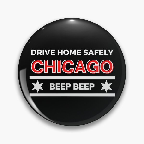 Item preview, Drive Home Safely Chicago Beep Beep Bulls designed and sold by Hear4theEars.