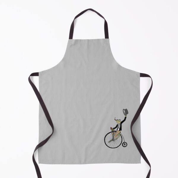 Item preview, Frog Responsibly (corner print) - penny-farthing frog designed and sold by C-Birb.