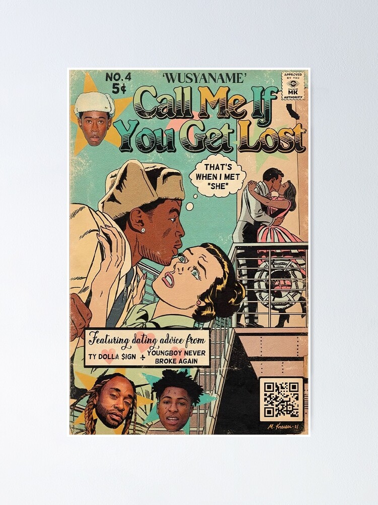 Call Me If You Get Lost No 4 Poster For Sale By Lonnieklein Redbubble