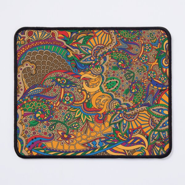 Item preview, Vector Floral Background With Hand Made Pattern designed and sold by HIXE.