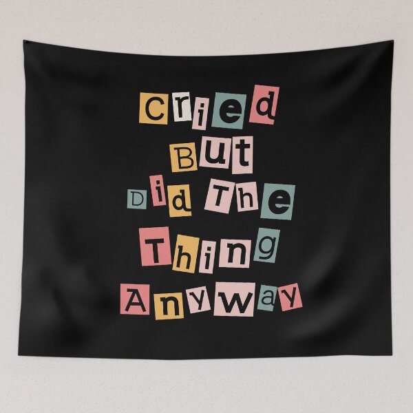 Item preview, Cried But Did The Thing Cute Sweet Gift Funny memes Award Unisex designed and sold by pedrored369.