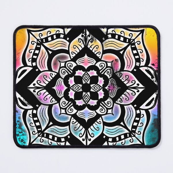 Item preview, Messy mandala — rainbow colors designed and sold by thephoenixsoul.