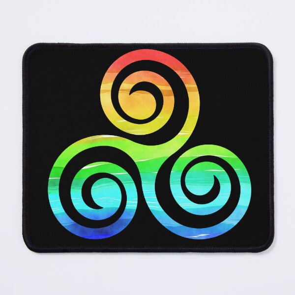 Item preview, Rainbow triple spiral designed and sold by Tanuja Sharma.