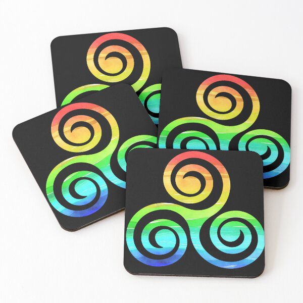 Item preview, Rainbow triple spiral designed and sold by Tanuja  Sharma.
