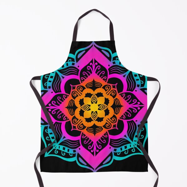 Item preview, Rainbow flower mandala — colorful boho pattern designed and sold by thephoenixsoul.