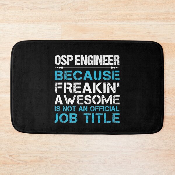 Item preview, Osp Engineer T Shirt - Freaking Awesome Job Gift Item Tee designed and sold by oetate4774.