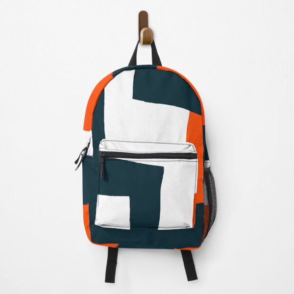 Item preview, Geometrical Black Orange Block 3, Irena Orlov designed and sold by Irena Orlov.