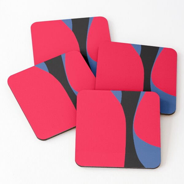 Item preview, Red Blue Vivid Block, Irena Orlov designed and sold by Irena Orlov.