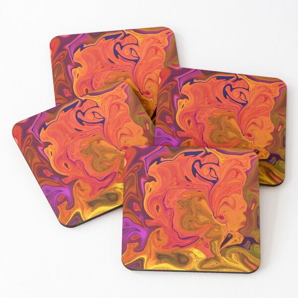 Item preview, Flower Face Trippy Psychedelic Abstract Artwork designed and sold by vikghosh.