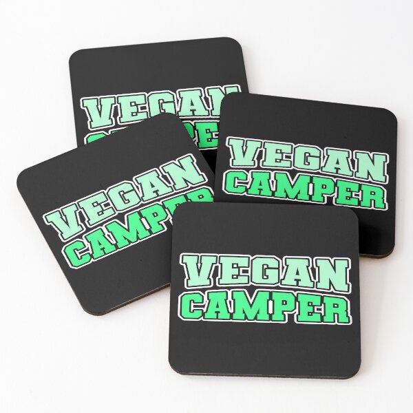 Item preview, Vegan Camper Preppy Camping Plant Based Green designed and sold by cashewdays.