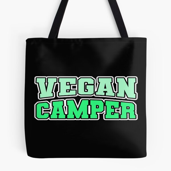 Item preview, Vegan Camper Preppy Camping Plant Based Green designed and sold by cashewdays.