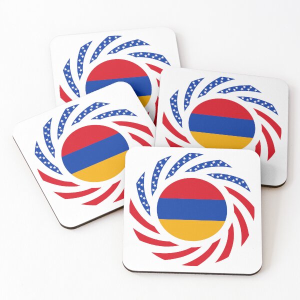 Item preview, Armenian American Multinational Patriot Flag Series designed and sold by Carbon-Fibre Media.