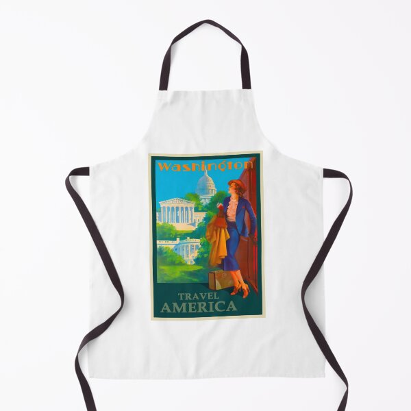 Item preview, Washington DC Vintage Travel Poster designed and sold by BetelgeuseX3.