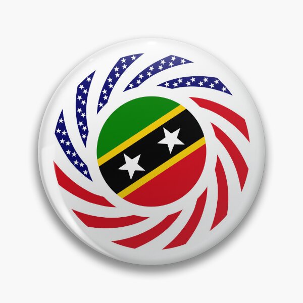 Item preview, Kittian and Nevisian American Multinational Patriot Flag Series designed and sold by Carbon-Fibre Media.