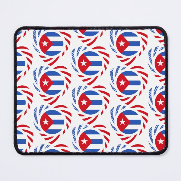 Item preview, Cuban American Multinational Patriot Flag Series (Heart) designed and sold by Carbon-Fibre Media.