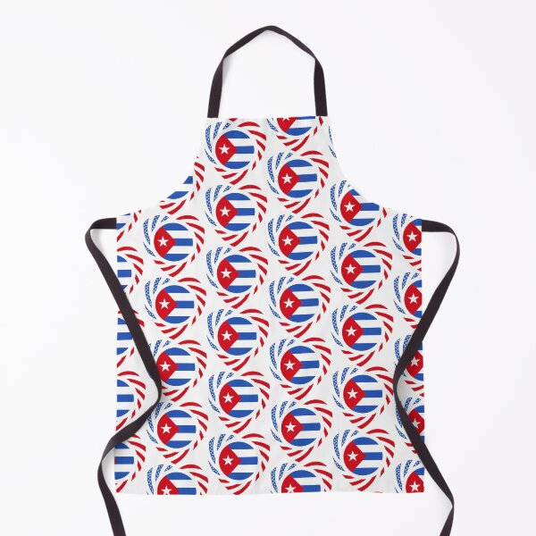 Item preview, Cuban American Multinational Patriot Flag Series (Heart) designed and sold by Carbon-Fibre Media.