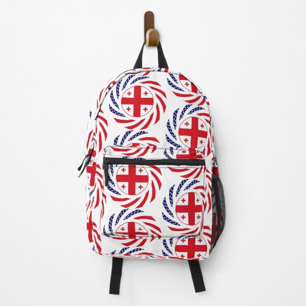 Item preview, Georgian American Multinational Patriot Flag Series designed and sold by Carbon-Fibre Media.