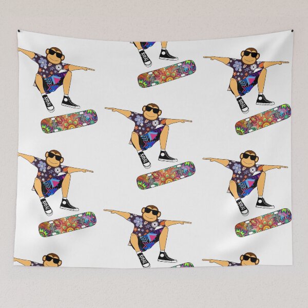 Item preview, Stylish Skater Monkey  designed and sold by MizunoMasuta.