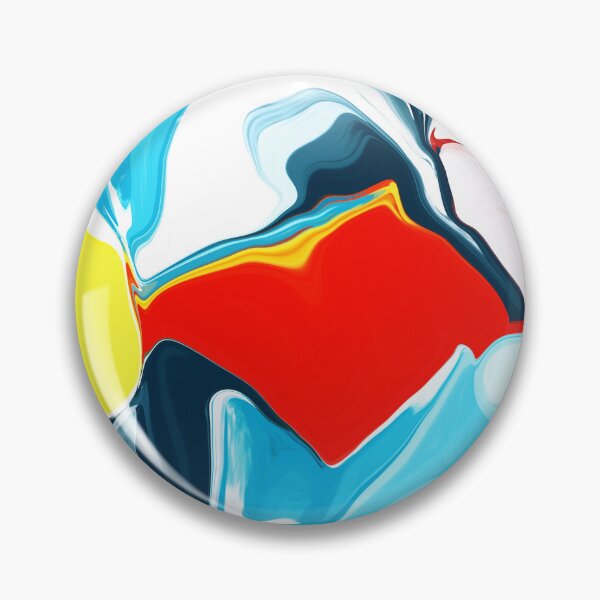 Item preview, Flujo colorido azul rojo, Irena Orlov designed and sold by Irena Orlov.