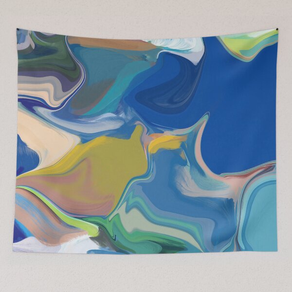 Item preview, Blue Flow, Irena Orlov designed and sold by Irena Orlov.