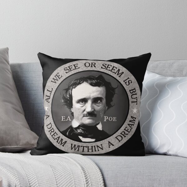 Item preview, Edgar Allen Poe - "All we see or seem is but a dream within a dream" quote designed and sold by HaggisVitae.
