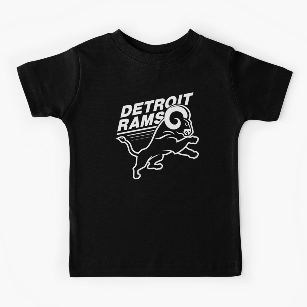 Michigan sportswear store selling 'Detroit Rams' shirts