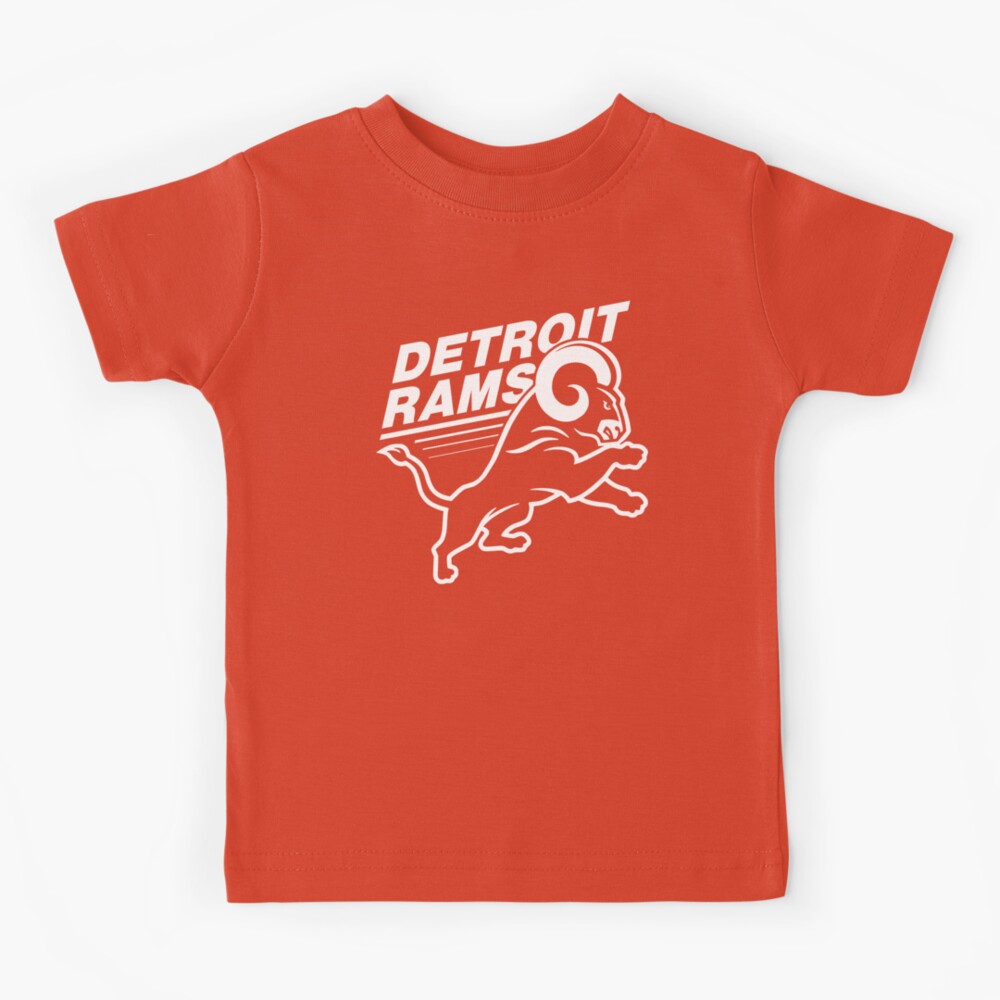 Michigan sportswear store selling 'Detroit Rams' shirts