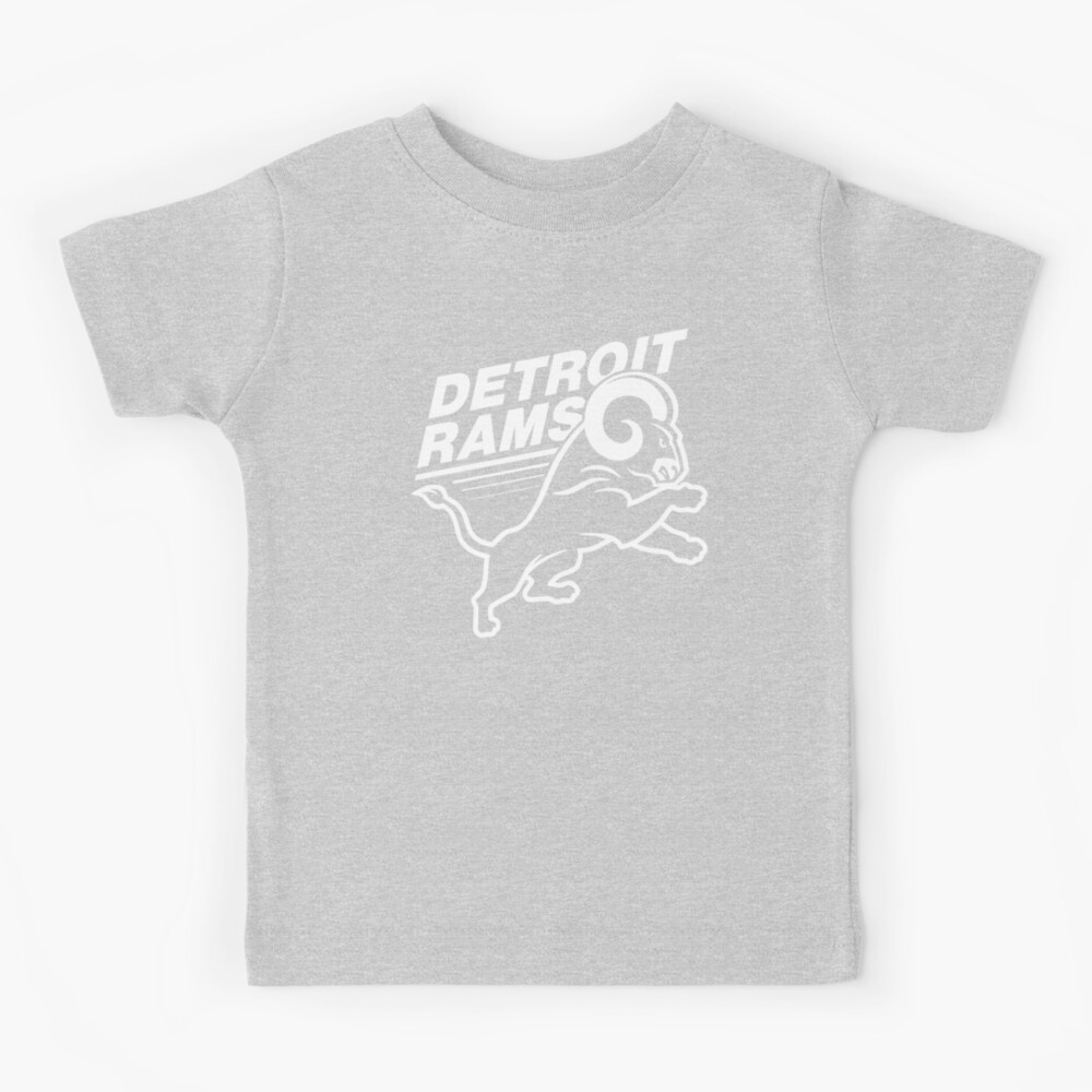 Detroit rams - detroit rams (White) Kids T-Shirt for Sale by Rueydesign