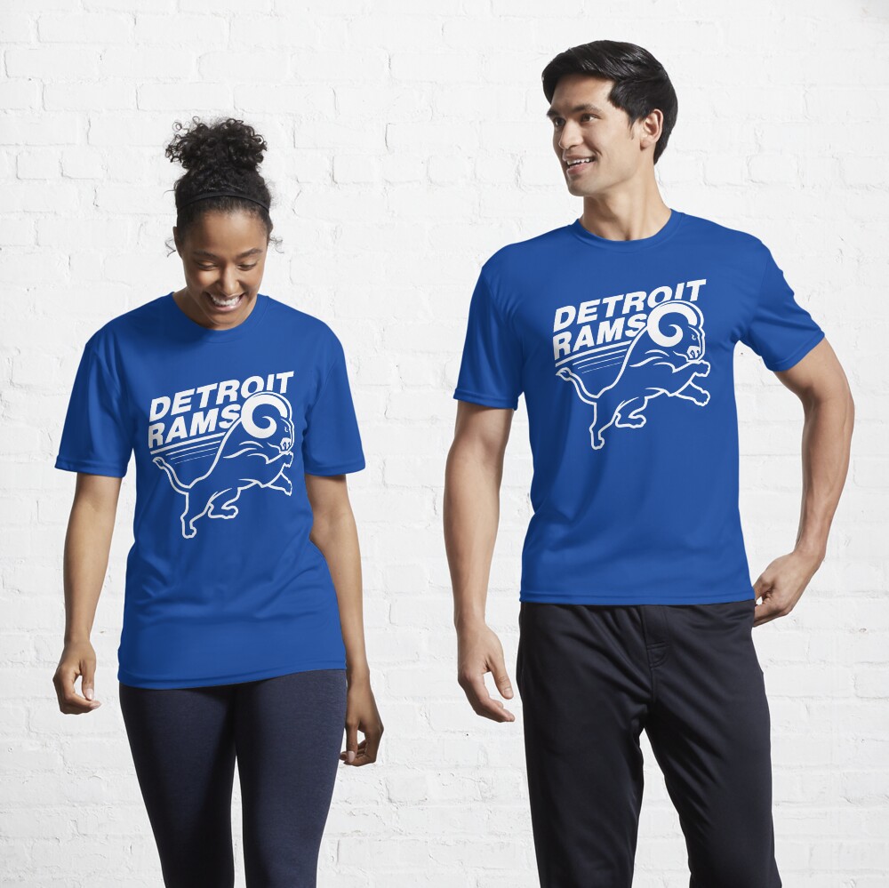 Detroit Rams logo T-shirt