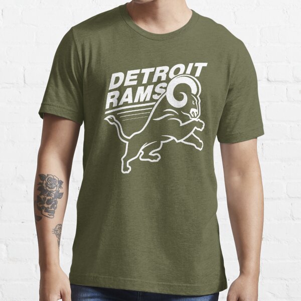 TeeShirtPalace Detroit Rams Logo T-Shirt