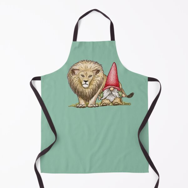 Item preview, A gnome and his lion designed and sold by SarahCD13.