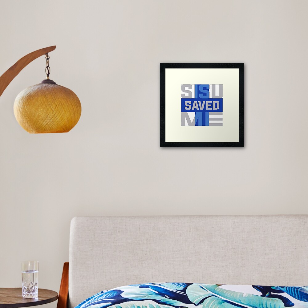 Sisu Saved Me Framed Art Print