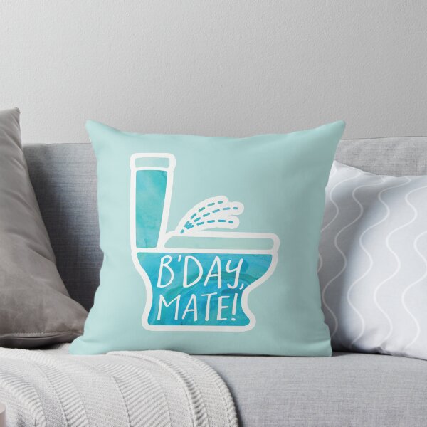 Item preview, B'day, mate! Toilet pun designed and sold by hitechmom.