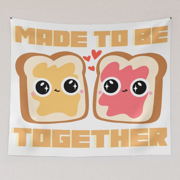 Item preview, Made To Be Together Butter, Jam and Bread designed and sold by DTEH.