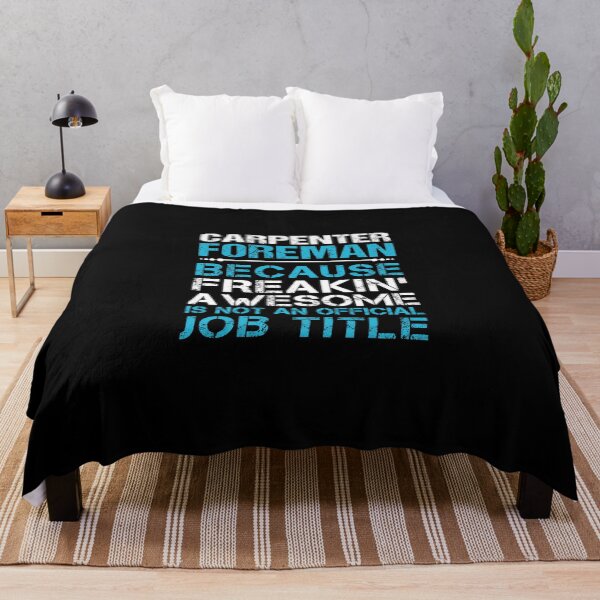 Item preview, Carpenter Foreman T Shirt - Freaking Awesome Job Gift Item Tee designed and sold by oetate4774.