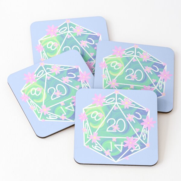 Item preview, Flowery Dice designed and sold by AlrightTea.