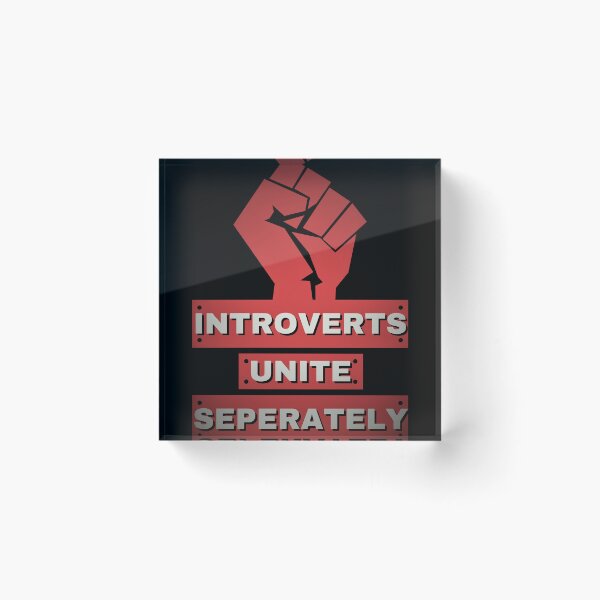 Item preview, INTROVERTS UNITE designed and sold by jmed70.