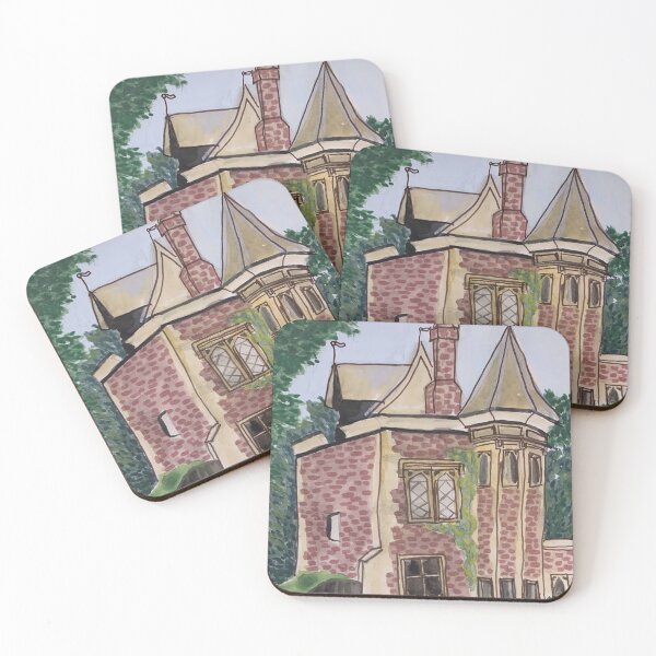 Item preview, medieval house illustration designed and sold by artbysourire.