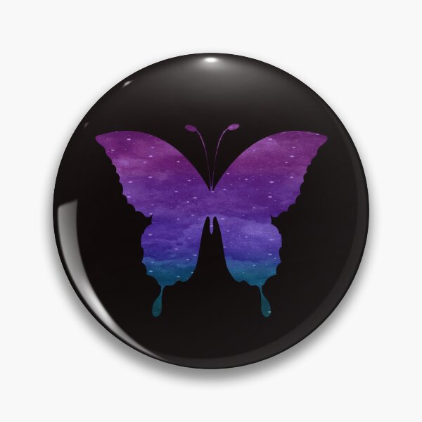 Item preview, Teal and Purple Ombre Galaxy Butterfly designed and sold by Felicity-K.