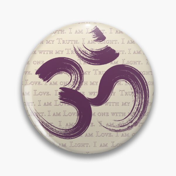 Item preview, I AM ONE WITH MY TRUTH, OM MEDITATION AFFIRMATION designed and sold by Mercurial Merkaba.