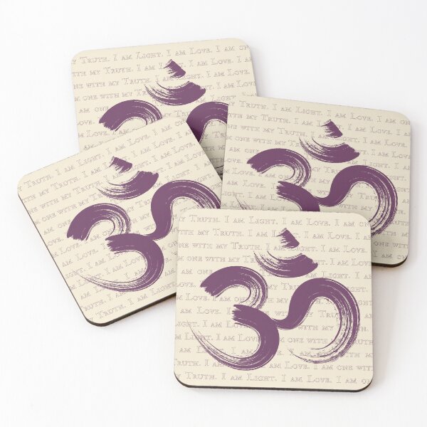 Item preview, I AM ONE WITH MY TRUTH, OM MEDITATION AFFIRMATION designed and sold by Mercurial Merkaba.